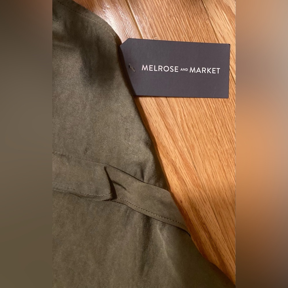 Olive Green Ruffle Camisole Top - Picture 3 of 4
